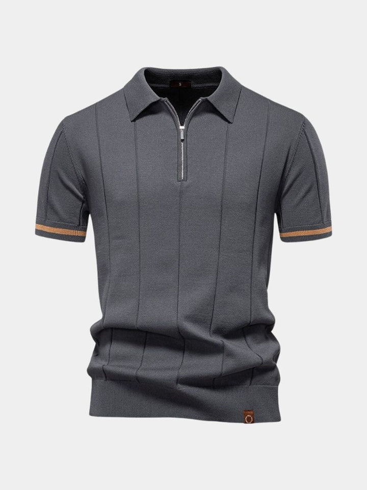 Mikkel™ | Luxe Royal Zip Polo