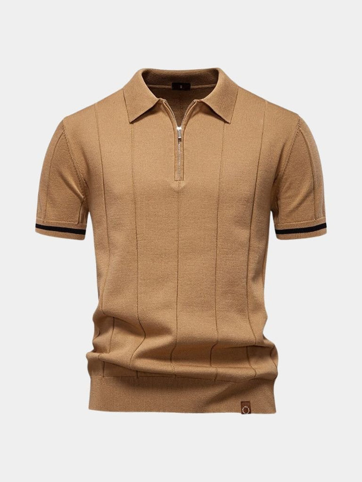Mikkel™ | Luxe Royal Zip Polo