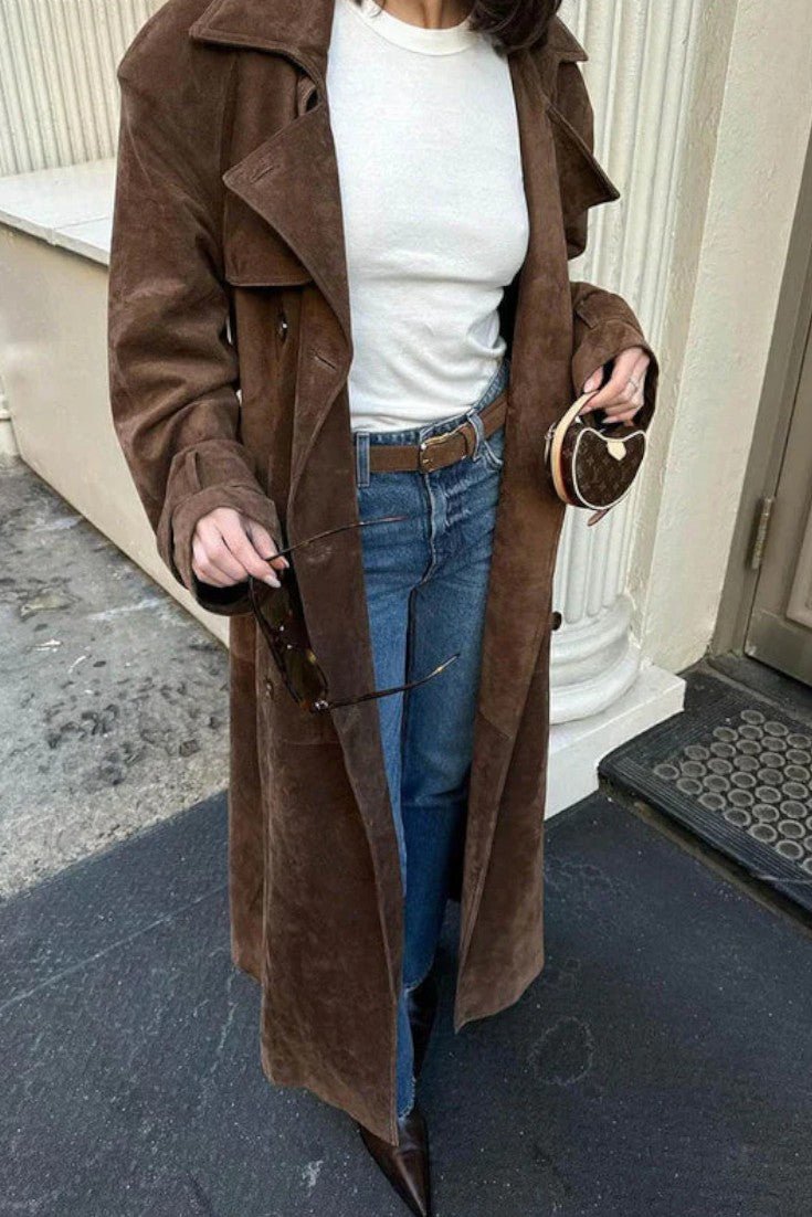 Mille | Sofistikeret ruskindstrenchcoat