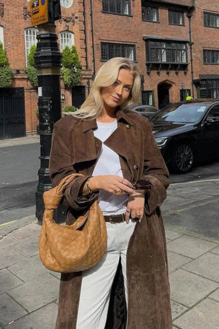 Mille | Sofistikeret ruskindstrenchcoat