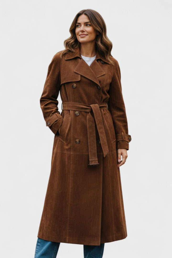 Mille | Sofistikeret ruskindstrenchcoat