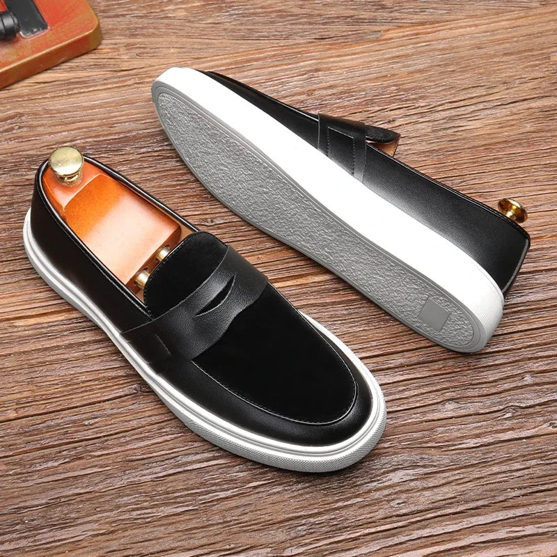 Læderloafers