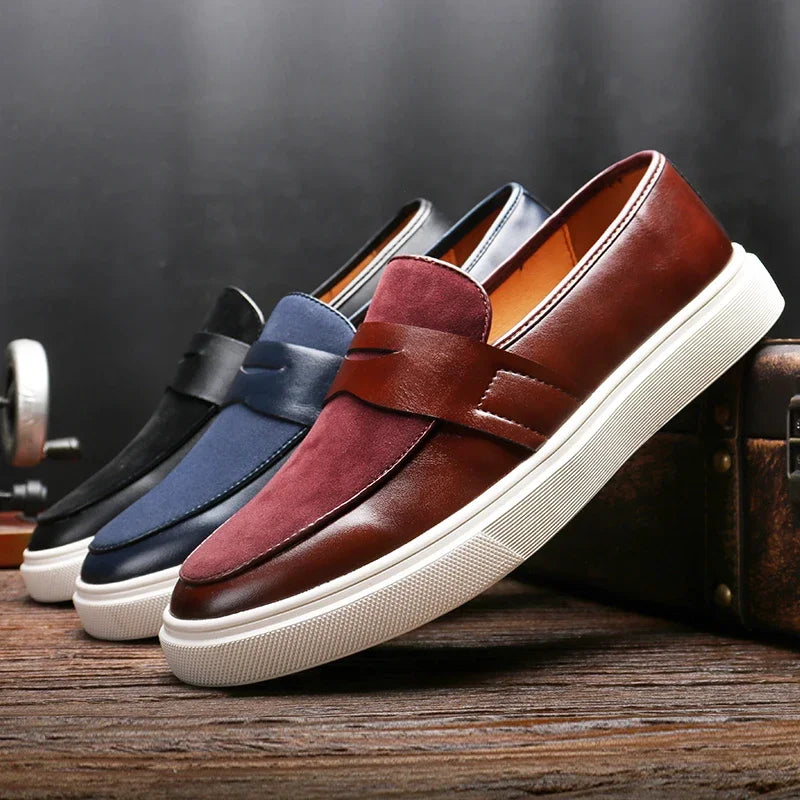Læderloafers