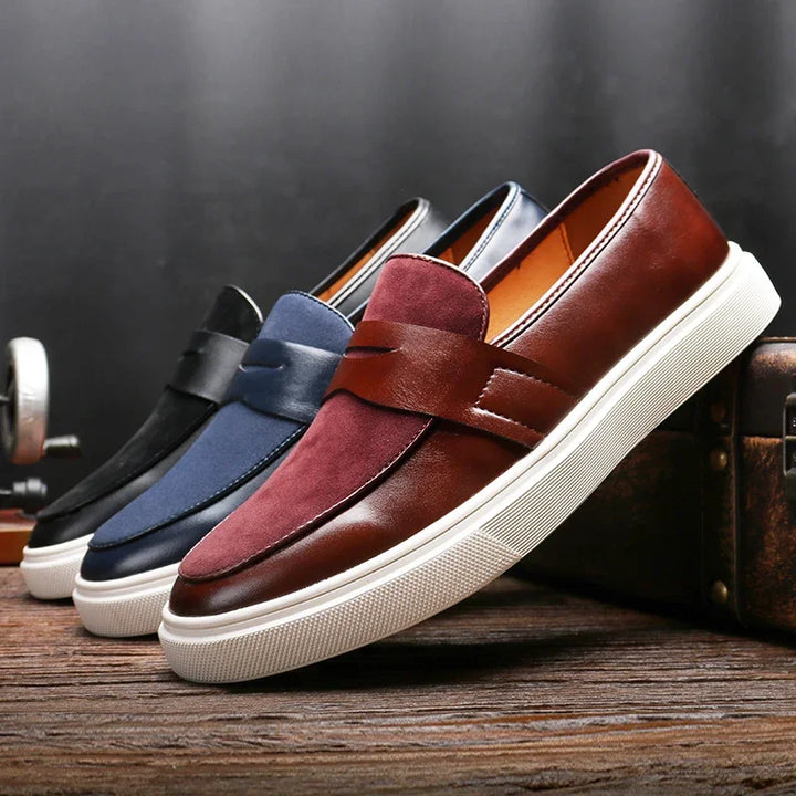 Læderloafers