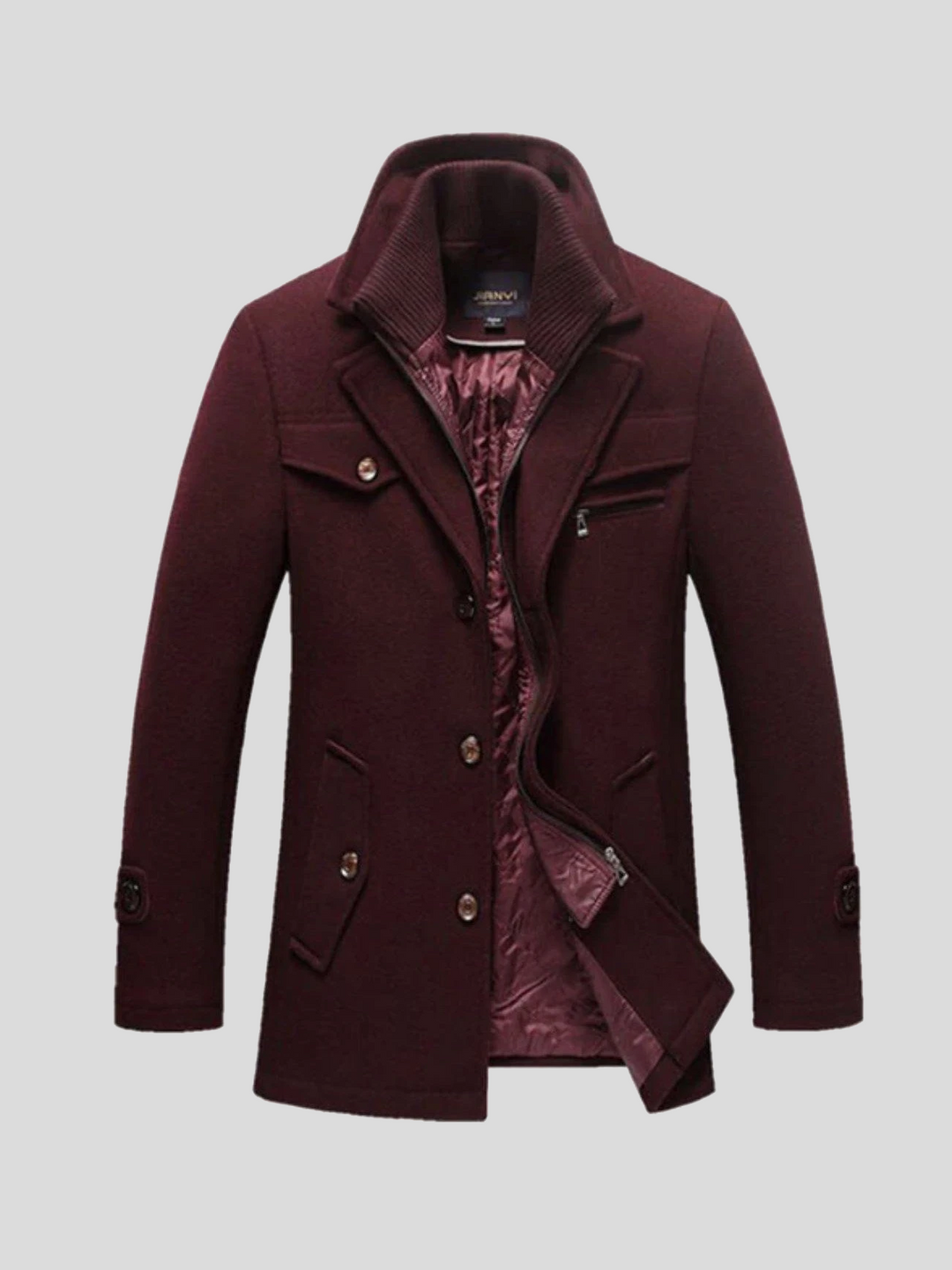 Nikolaj | Klassisk uldpeacoat