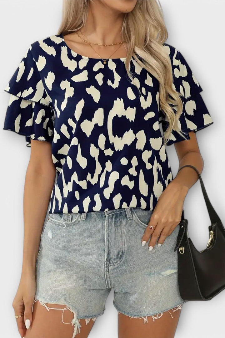 Nora | Leopard Print Blouse