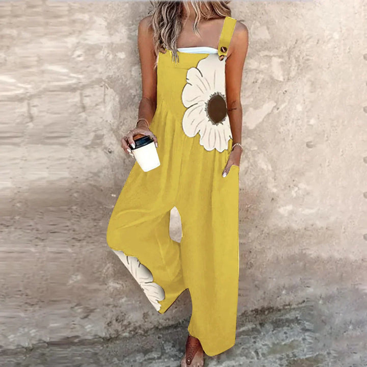 Sofia - Komfortabel Trykt Jumpsuit