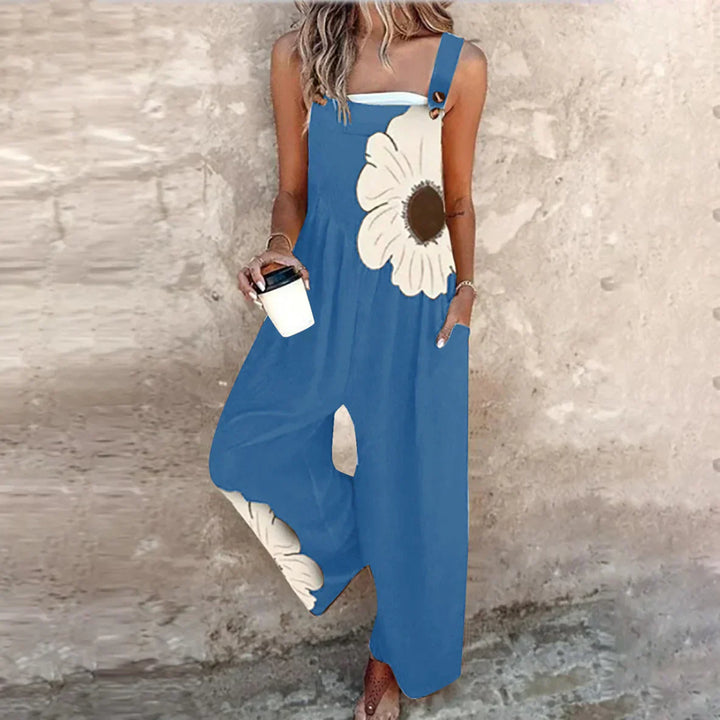 Sofia - Komfortabel Trykt Jumpsuit