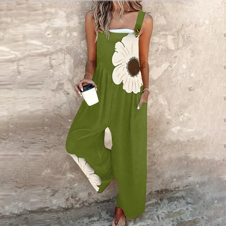 Sofia - Komfortabel Trykt Jumpsuit