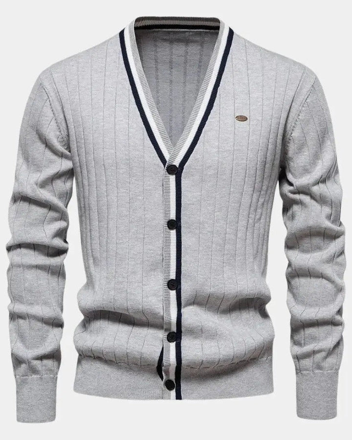 Oliver™ | Blød Strikpullover med Knapper