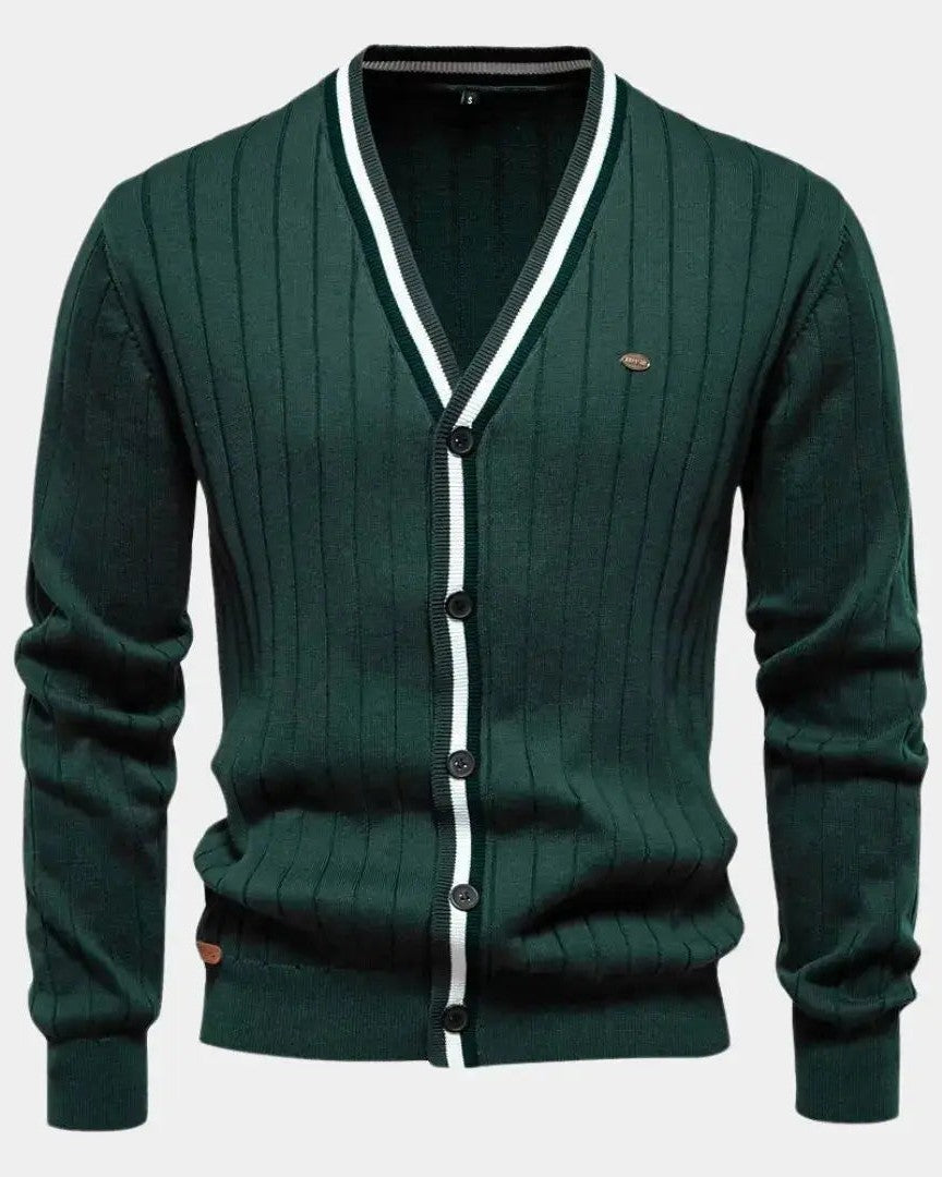Oliver™ | Blød Strikpullover med Knapper