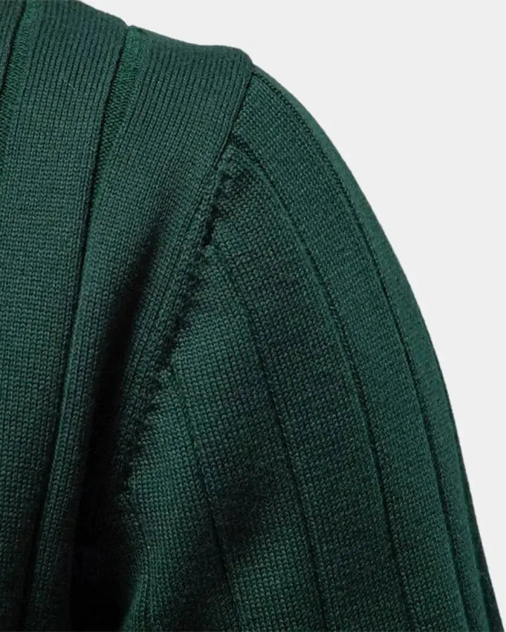 Oliver™ | Blød Strikpullover med Knapper