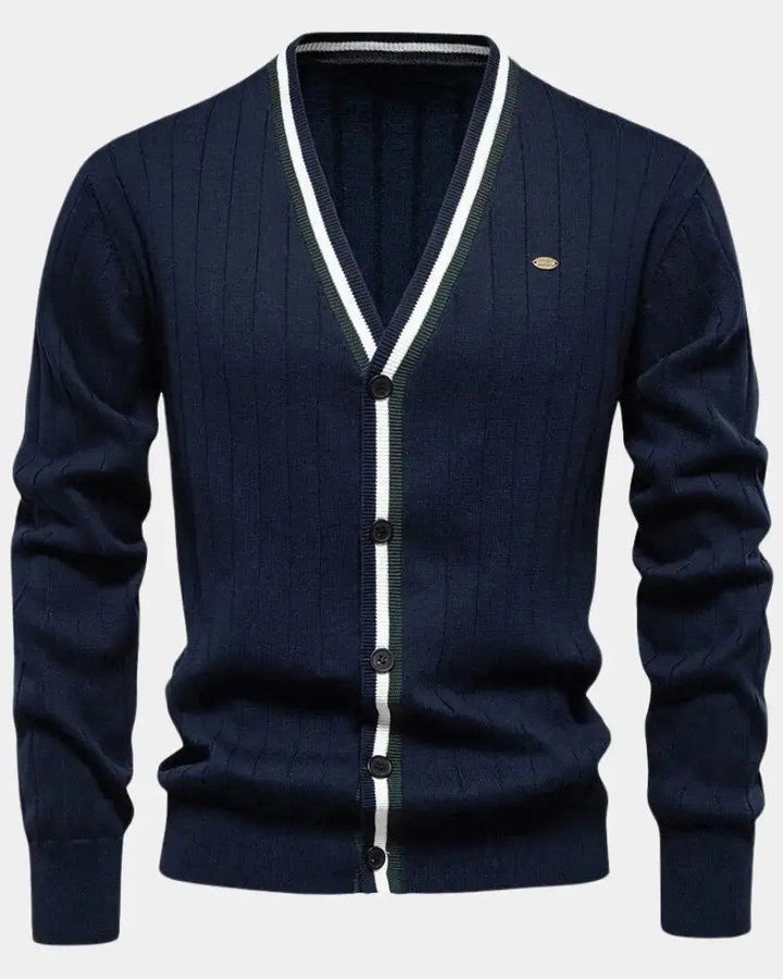 Oliver™ | Blød Strikpullover med Knapper