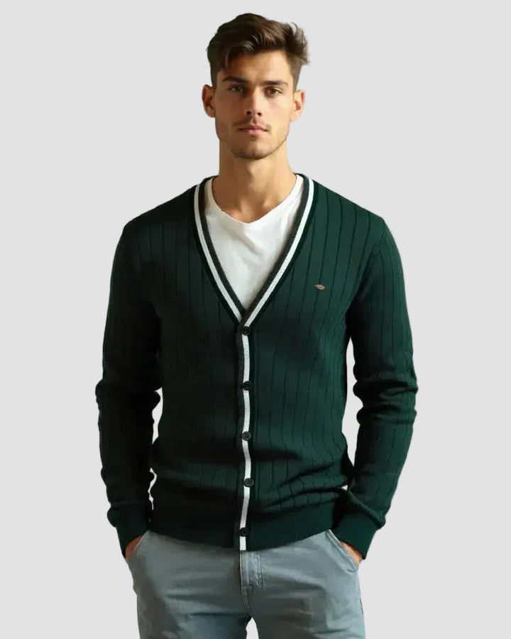 Oliver™ | Blød Strikpullover med Knapper
