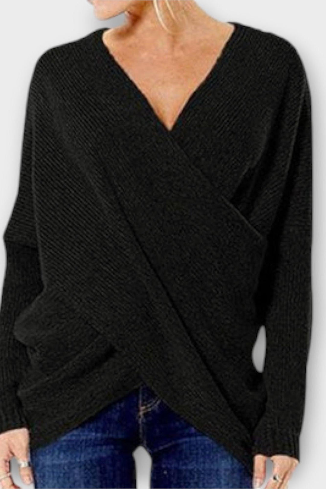 Olivia | V-hals strik