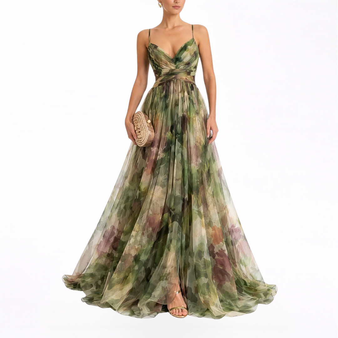 Giselle | For enchanting Maxi Dress with Floral Print