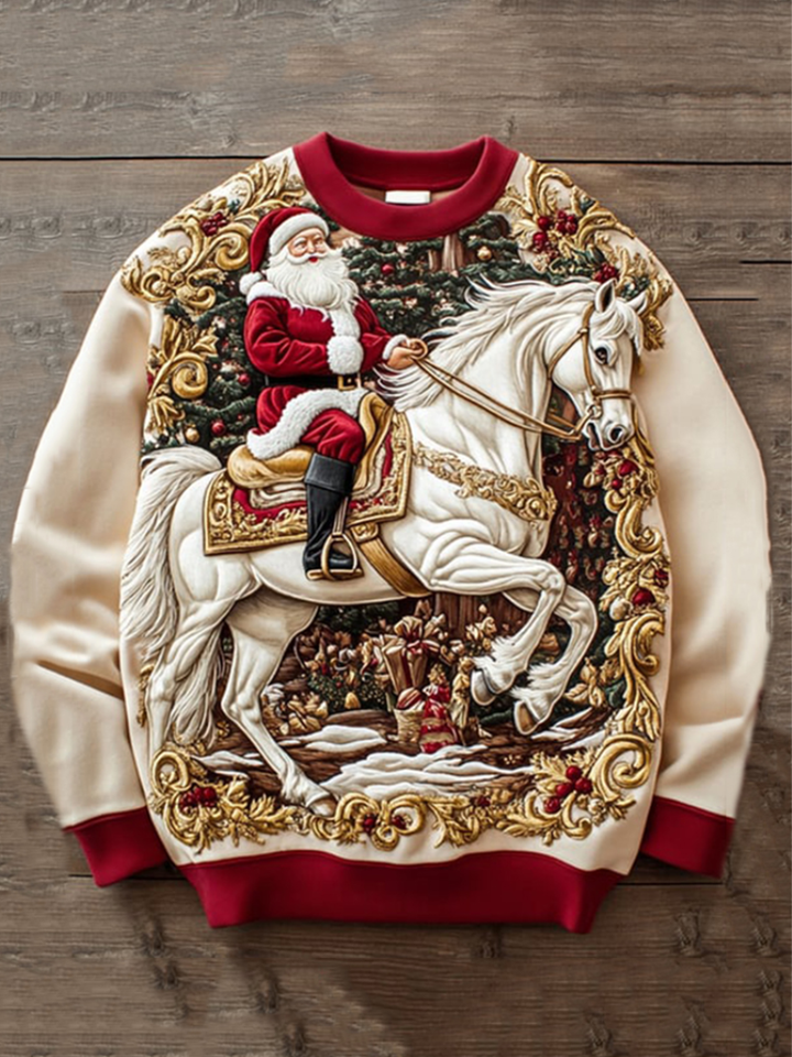 Andreas – Jule Hoodie med Festlige Detaljer