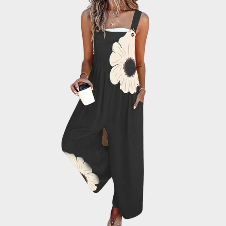 Sofia - Komfortabel Trykt Jumpsuit