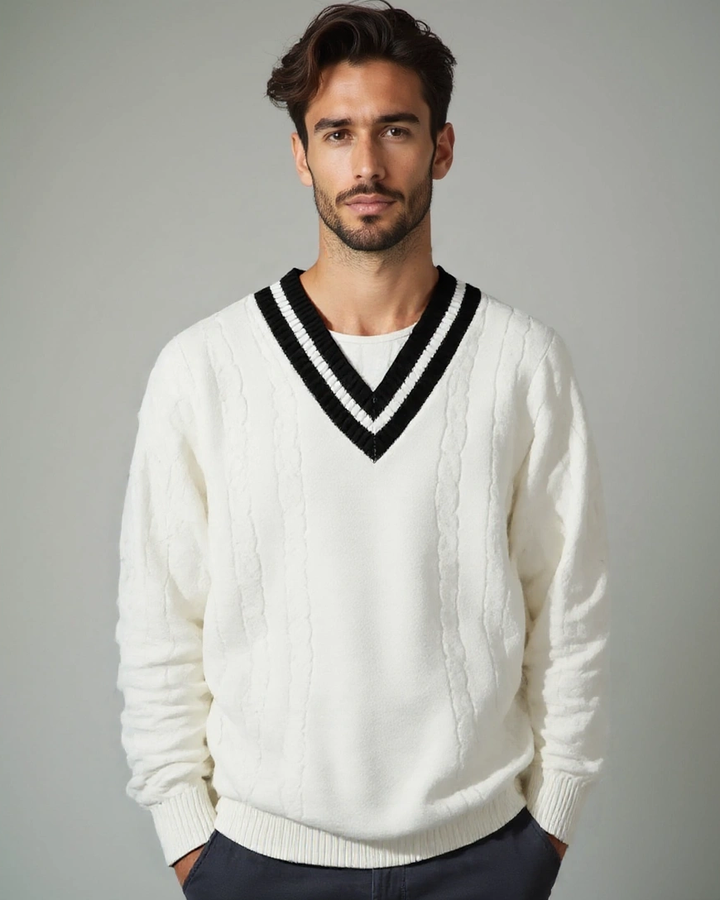 Poul™ | V-Neck Knitwear