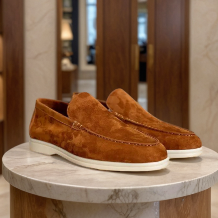 Luksuriøse Loafers i Ruskind