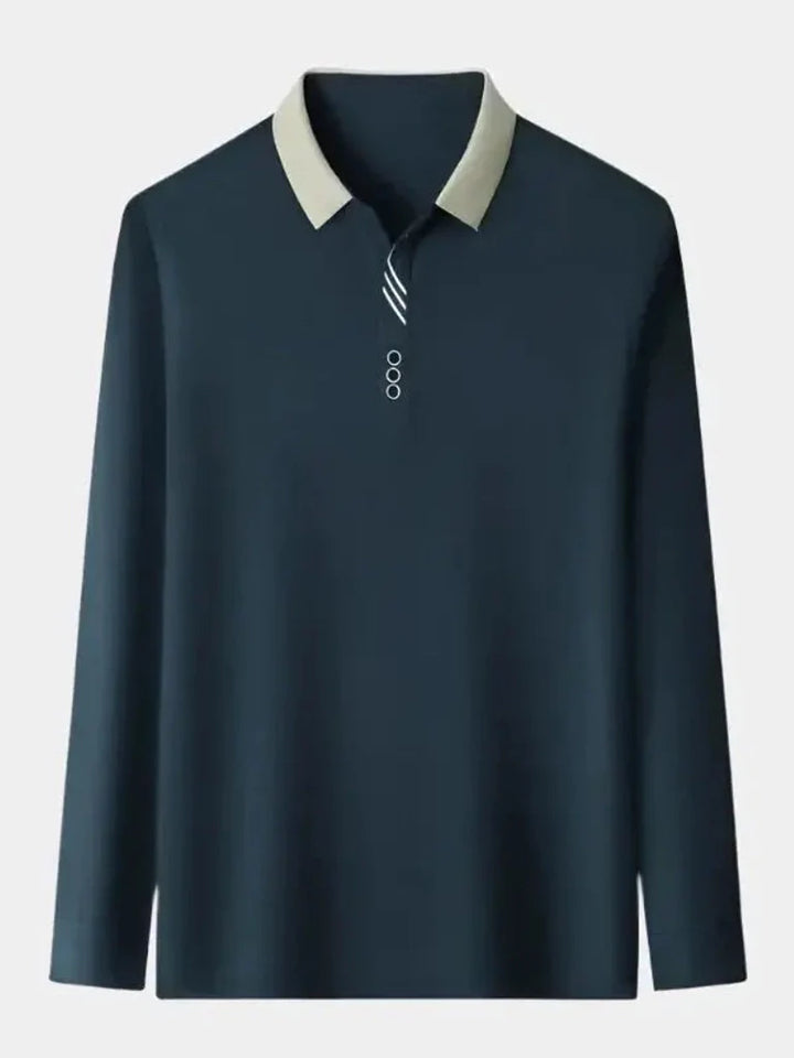 René™ | Stylish Long-Sleeve Polo