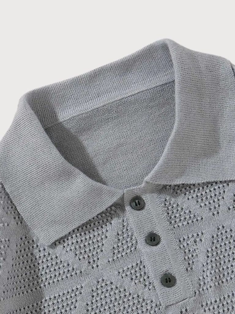 Roald™ | Woven Leather Polo