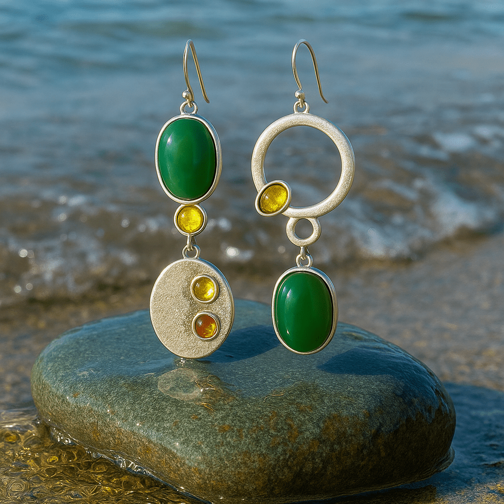 Saga | Sølvglans Øreringer