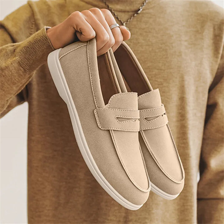 Sant-Antonio Suede Slip-On Loafers