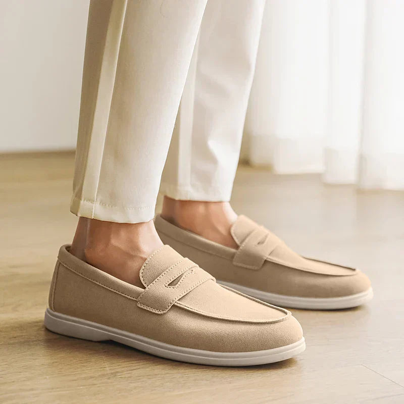Sant-Antonio Suede Slip-On Loafers