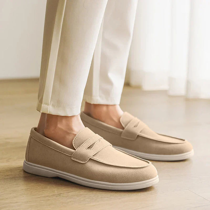 Sant-Antonio Suede Slip-On Loafers