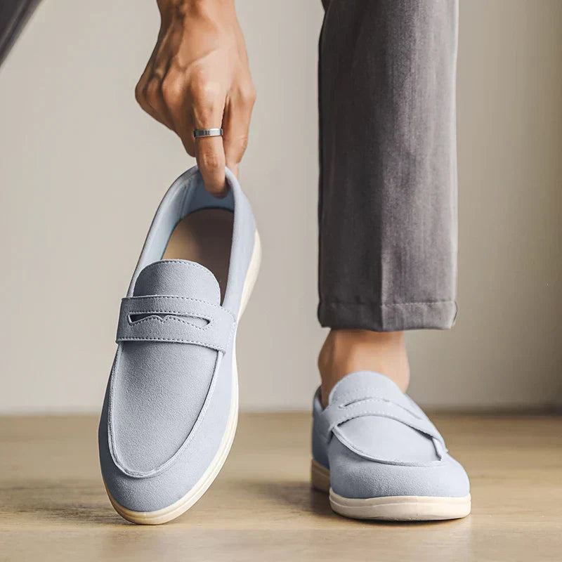 Sant-Antonio Suede Slip-On Loafers