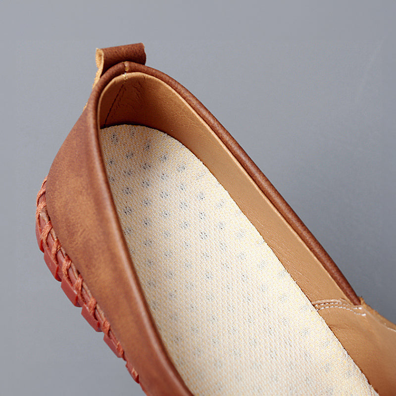 Santorini læderloafers