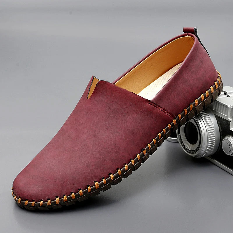 Santorini læderloafers