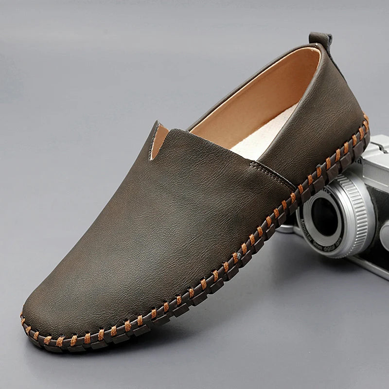 Santorini læderloafers