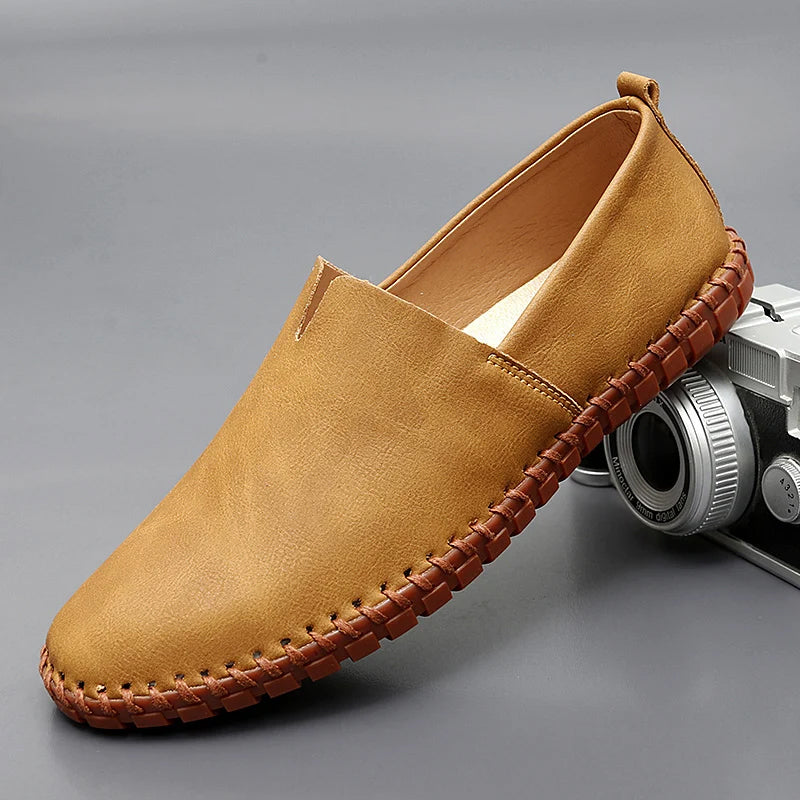 Santorini læderloafers