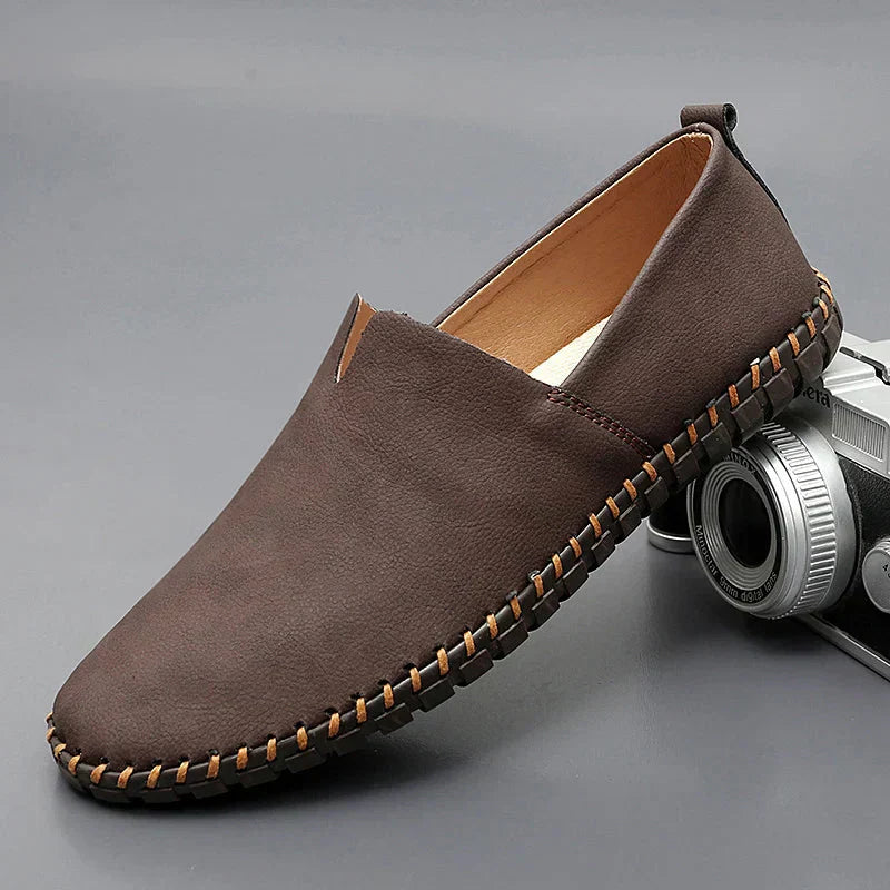 Santorini læderloafers