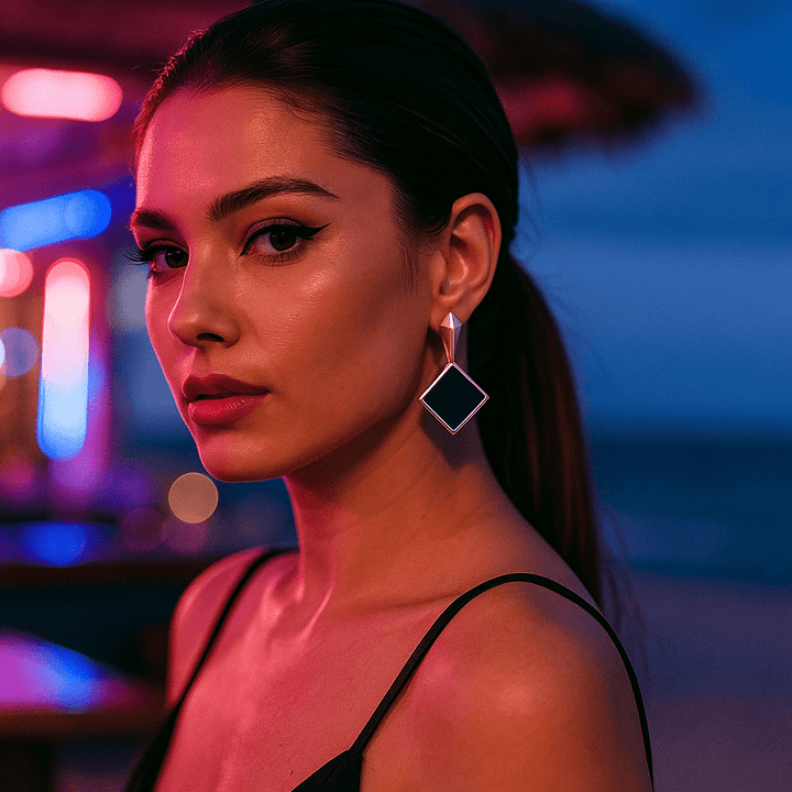 Selma | Kvadratiske Øreringe