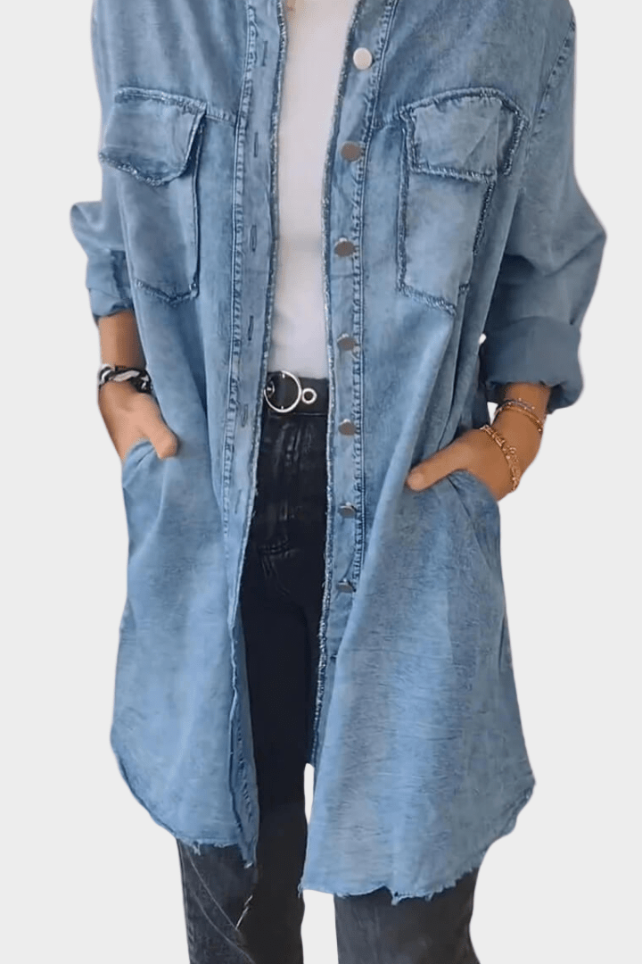 Sidsel | Denim Shirt Dress
