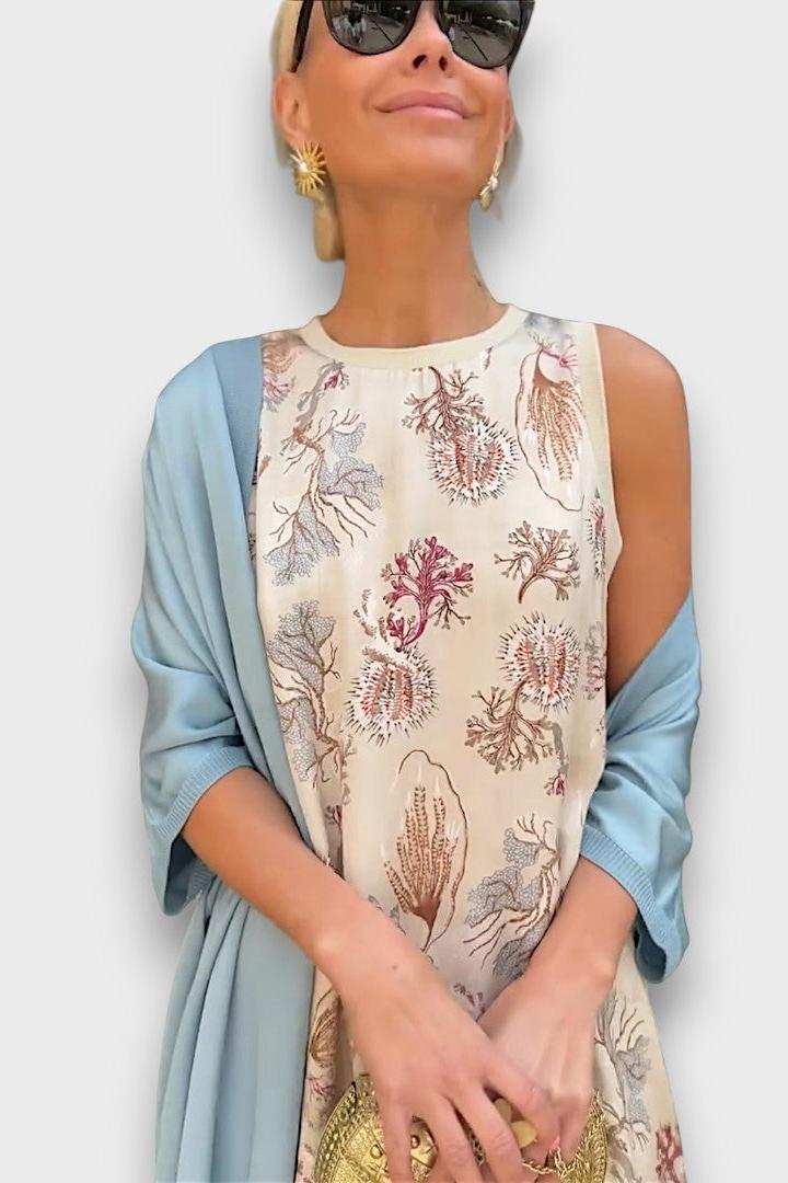 Signe | Blomsterprint Langkjole