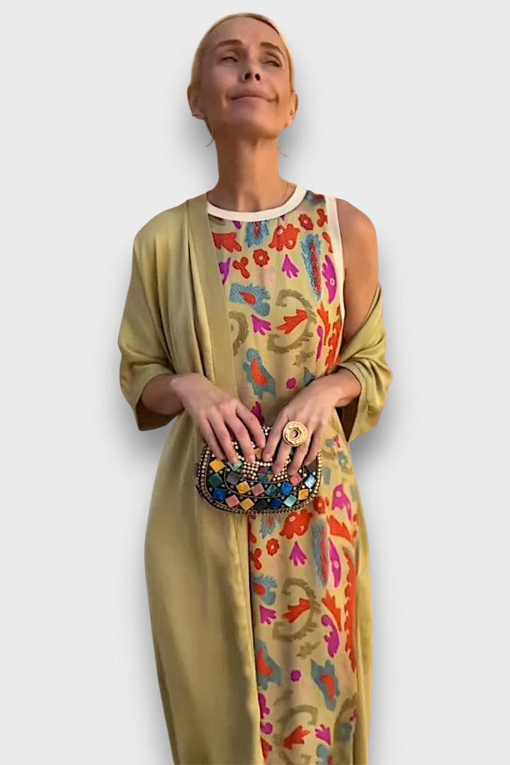 Signe | Blomsterprint Langkjole