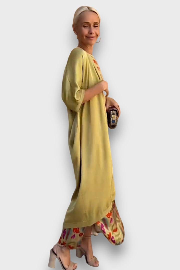 Signe | Blomsterprint Langkjole