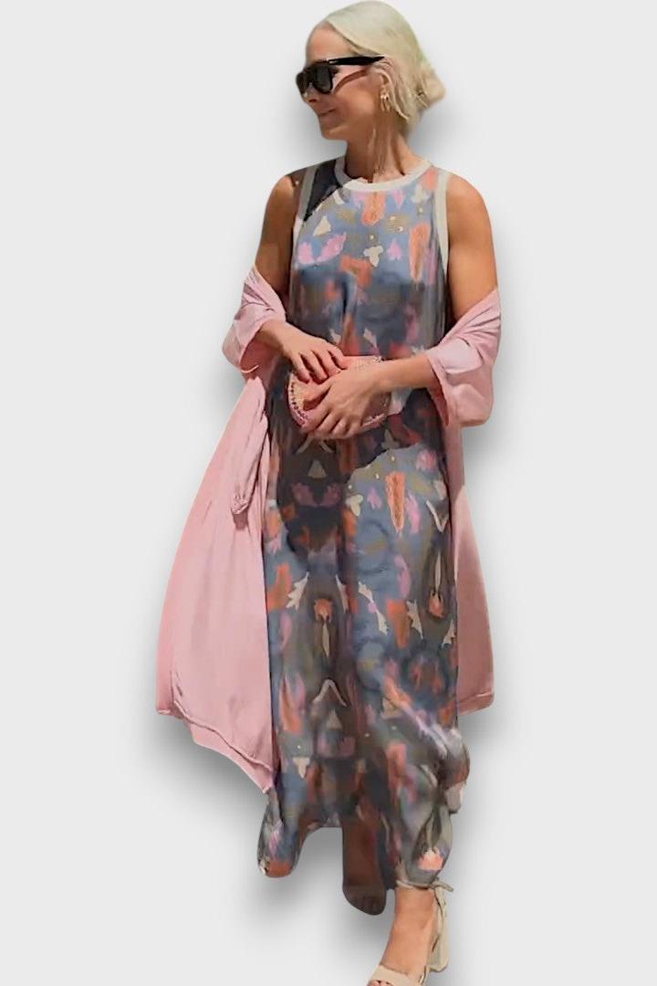 Signe | Blomsterprint Langkjole