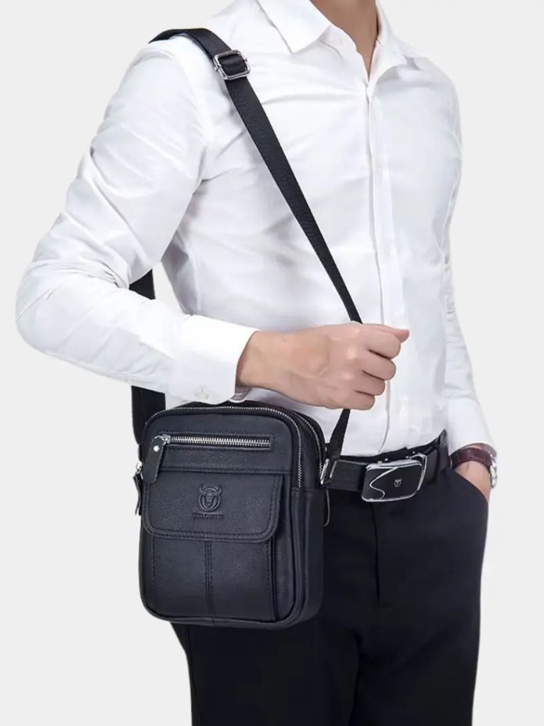 Simon™ | Læder Messenger Bag