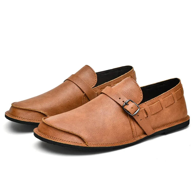 Elegant Læder Loafers