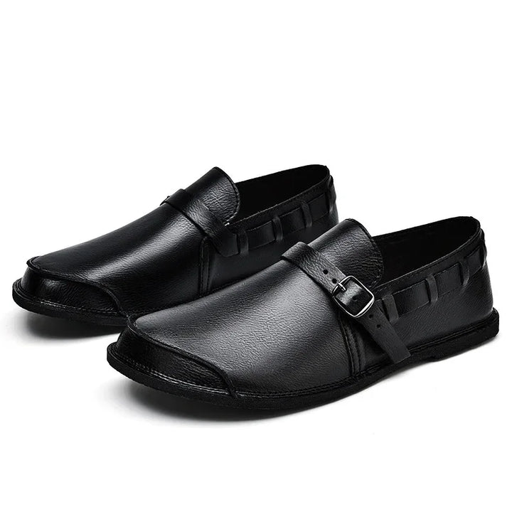 Elegant Læder Loafers