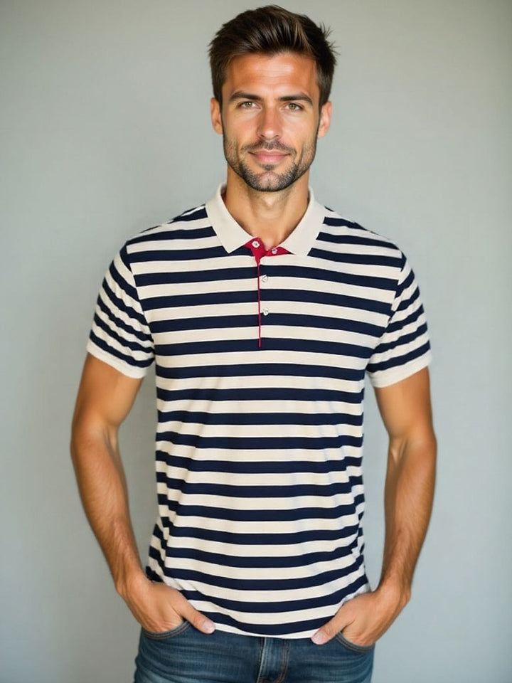 Sten™ | Striped Summer Polo