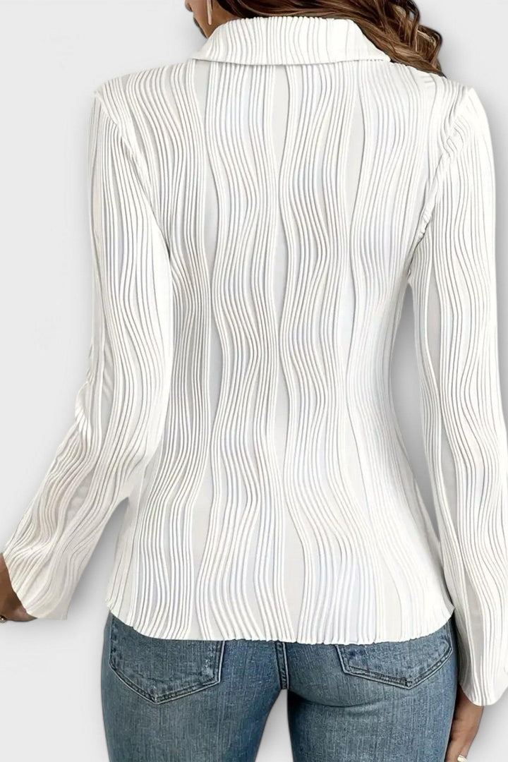 Thilde | Langærmet Poloshirt