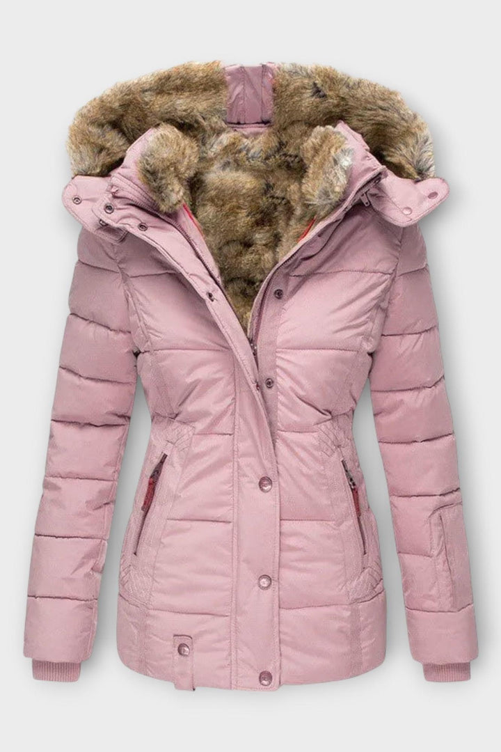 Thilde | Jakke med blødt pelsfor