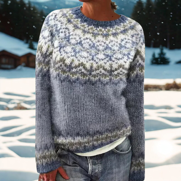 Genevieve | Varm sweater i klassisk stof