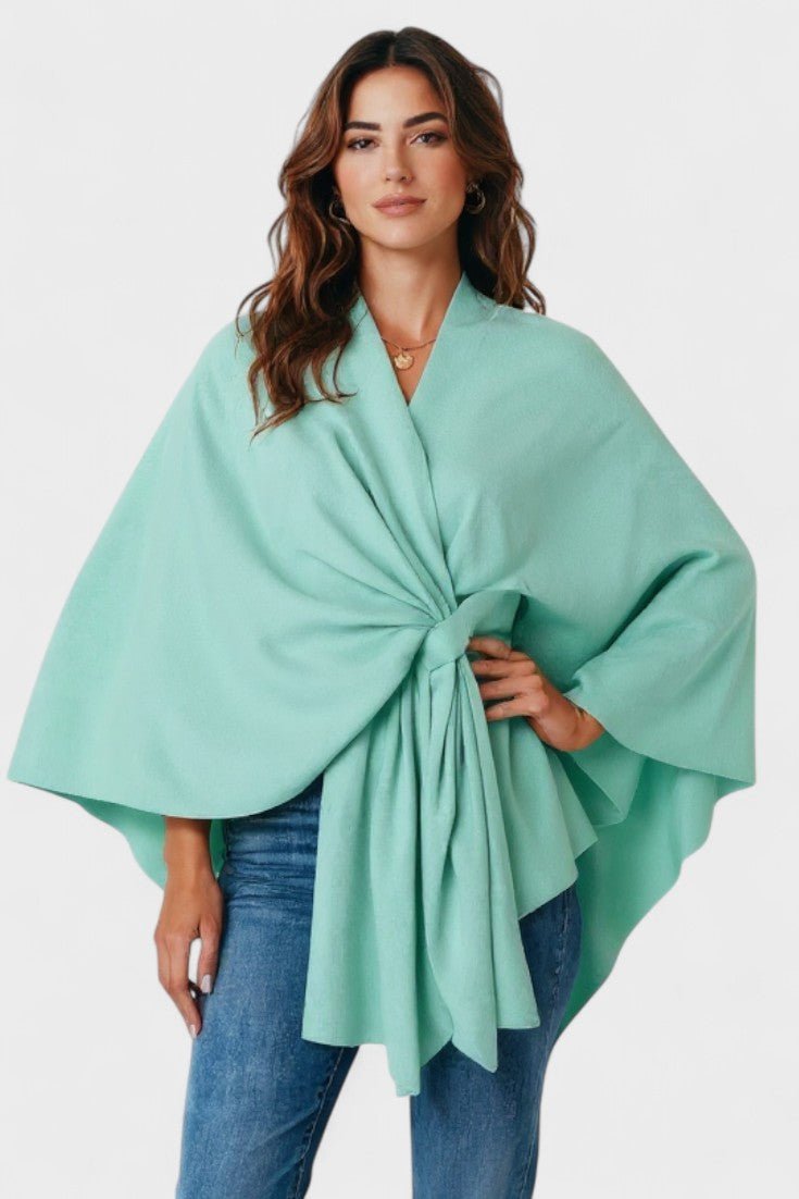 Yvette | Sophisticated Draped Poncho